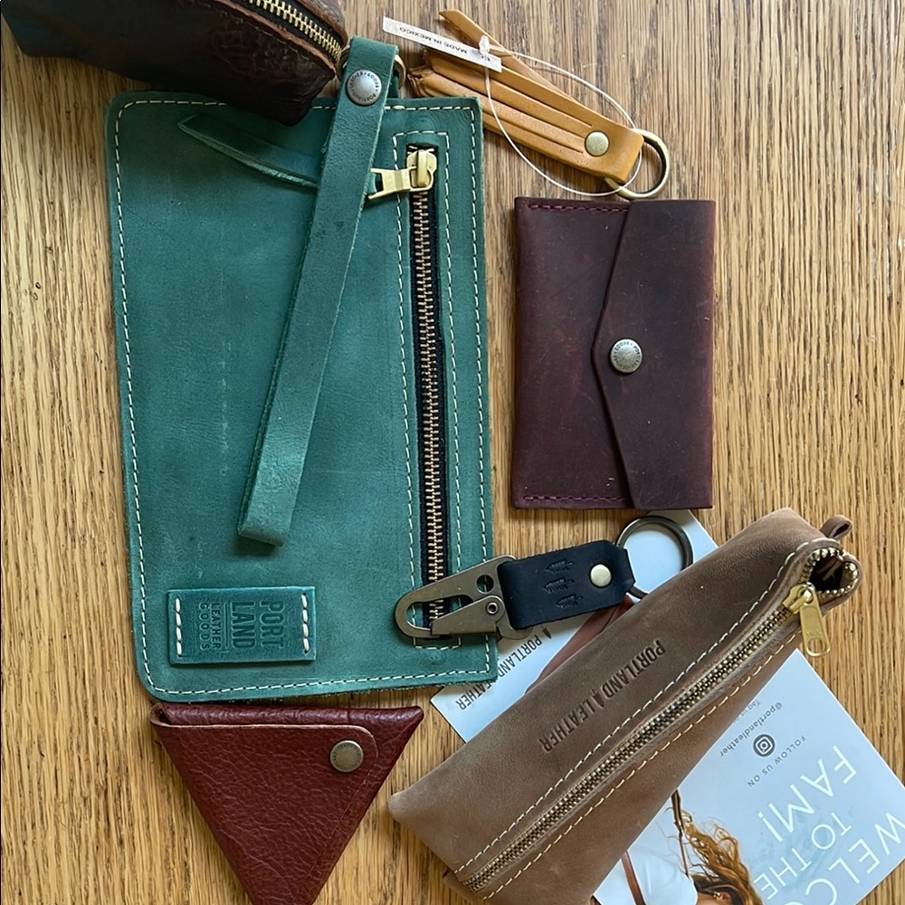 Portland Leather Goods Lot- all new from Mystery Boxes FREE SHIPPING